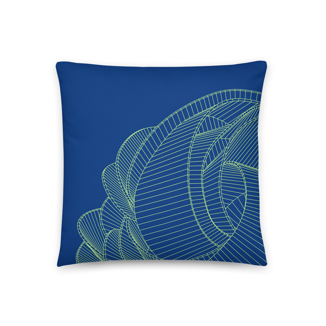 Curious Lines II Basic Pillow