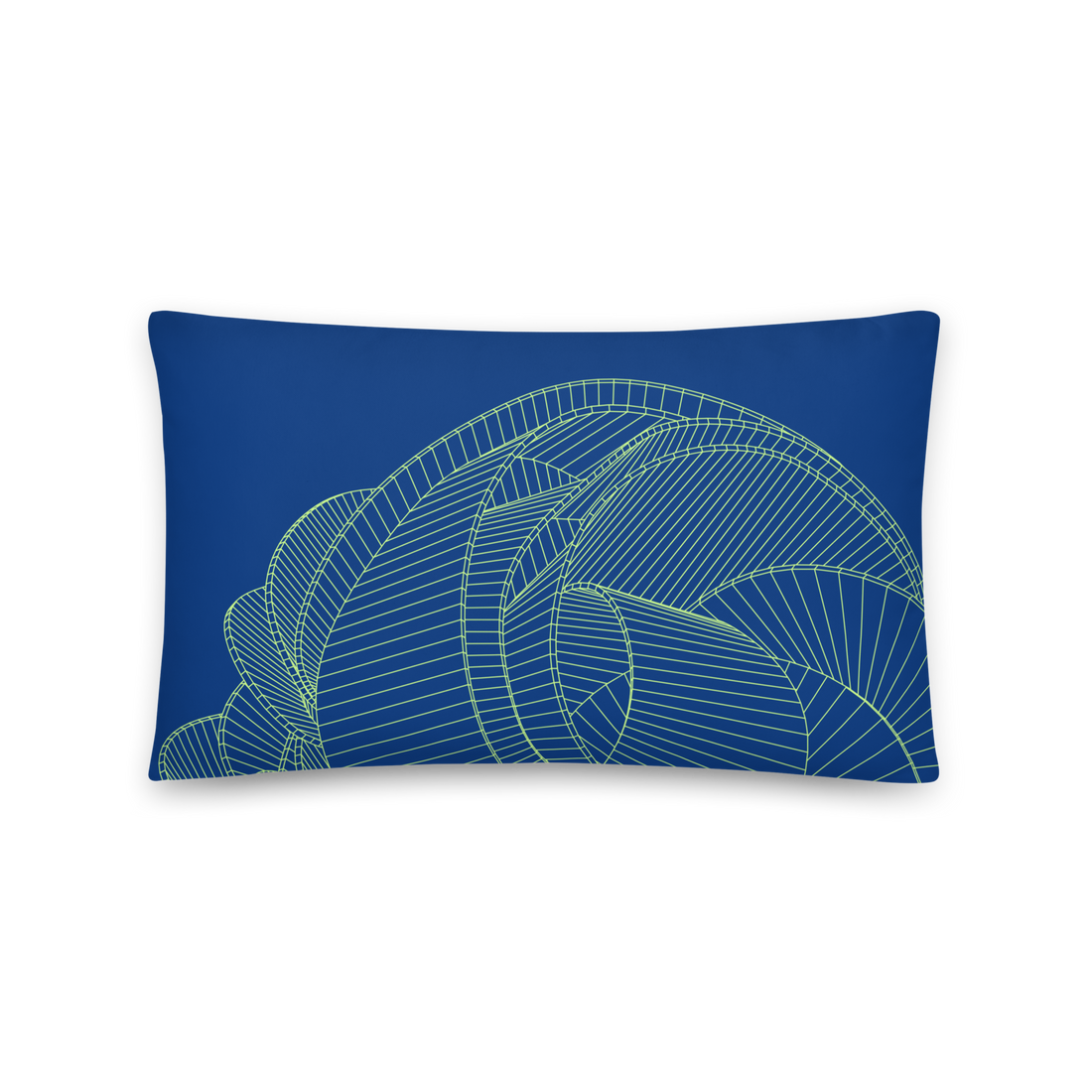 Curious Lines II Basic Pillow