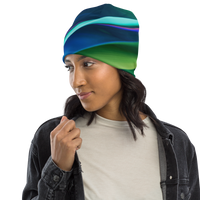 Curious All-Over Print Beanie