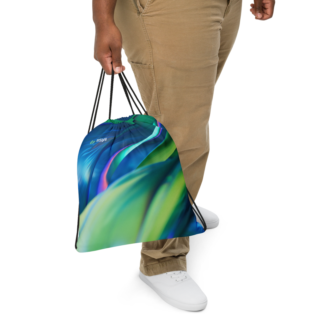 Curious Drawstring Bag