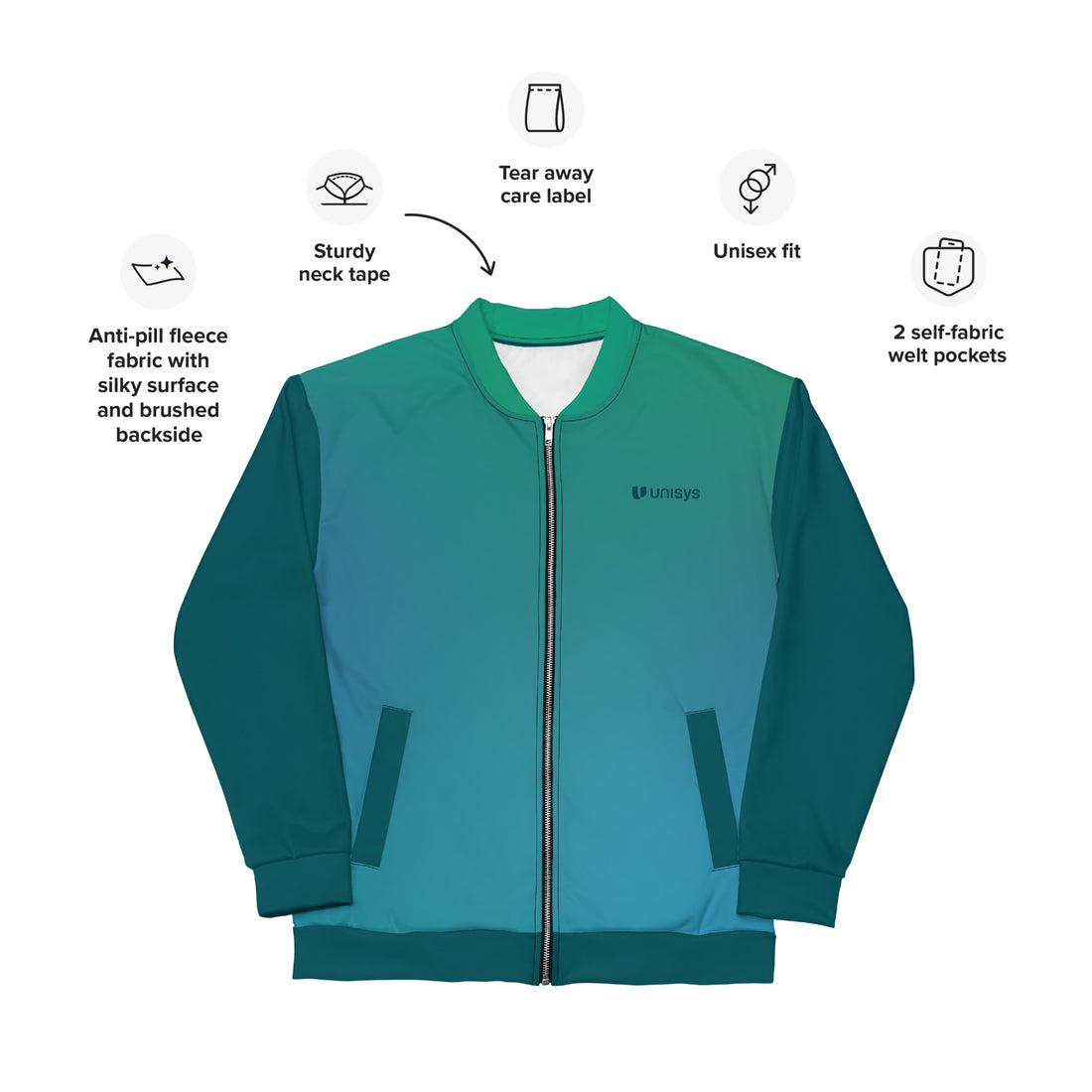 Frost Unisex Bomber Jacket
