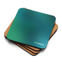 Frost I Cork-Back Coaster