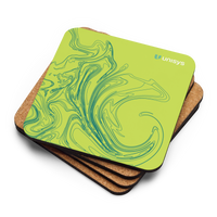 Wave Cork-Back Coaster