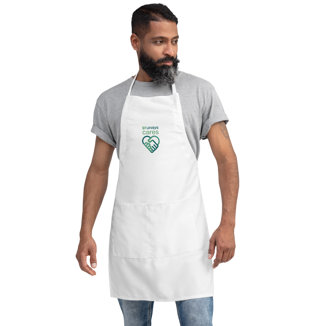 Unisys Cares Embroidered Apron