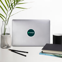 Unisys Logo Propel Mint/Bold Teal Stickers
