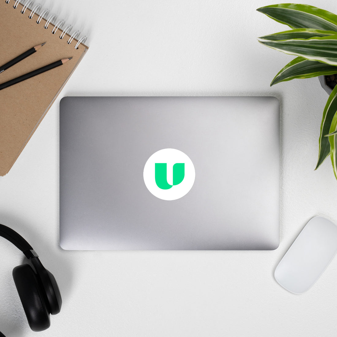 Unisys U Propel Mint/White Stickers