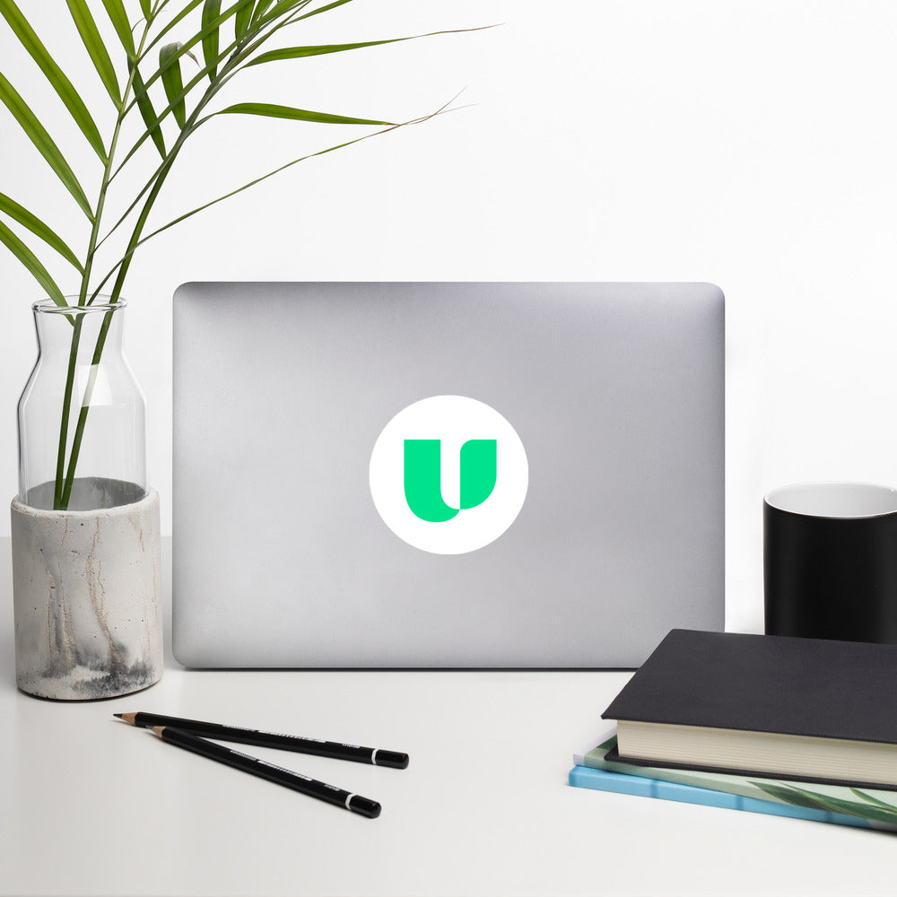 Unisys U Propel Mint/White Stickers