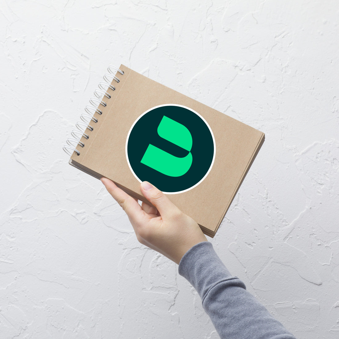Unisys U Symbol Propel Mint/Bold Teal Stickers