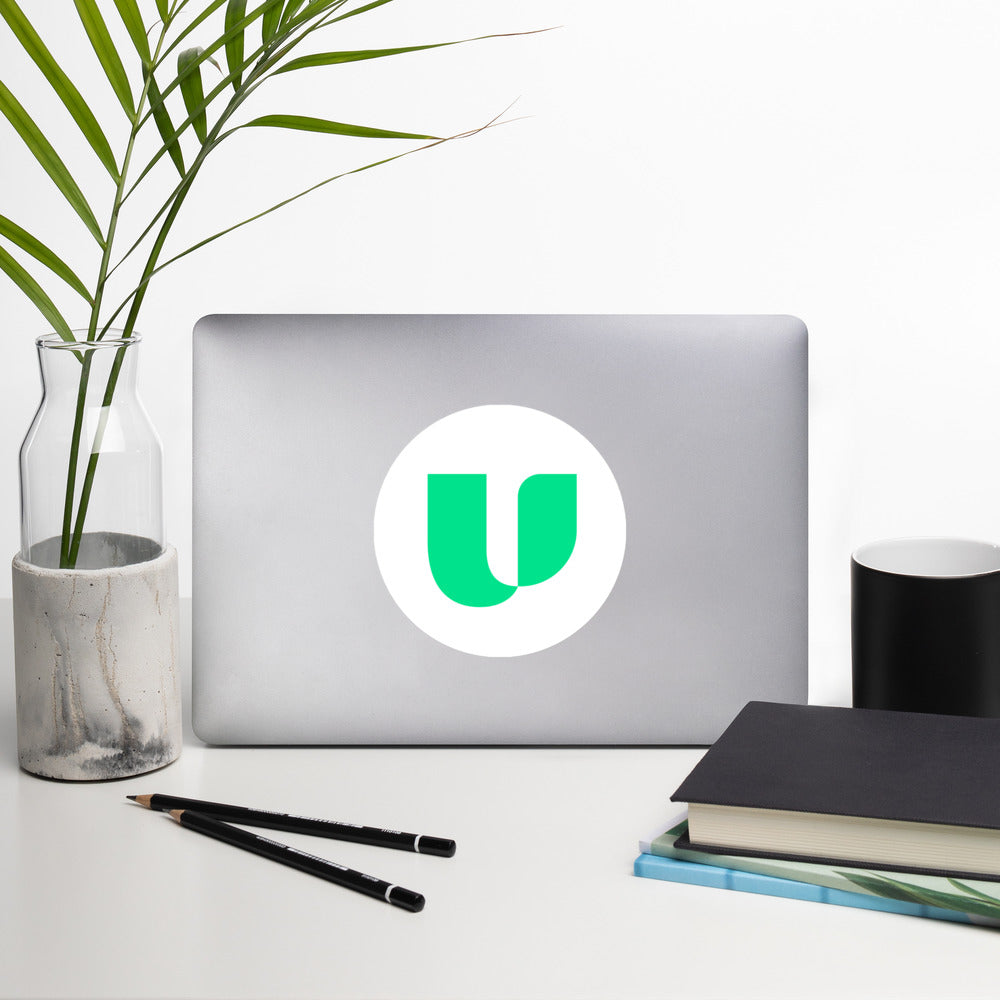 Unisys U Propel Mint/White Stickers