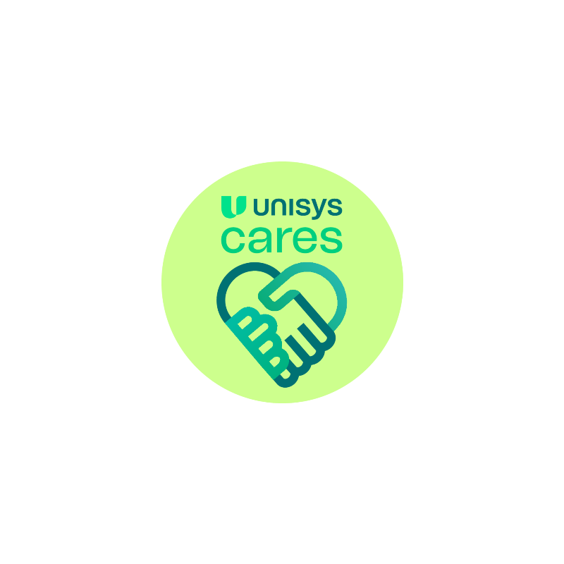 Unisys Cares Stickers (Melon)