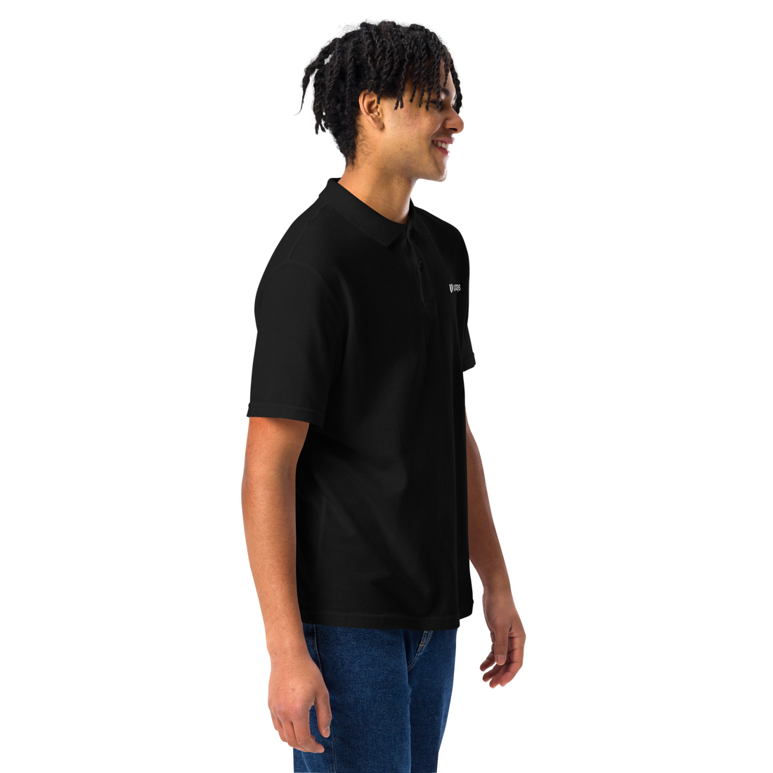 Unisex Embroidered Pique Polo Shirt