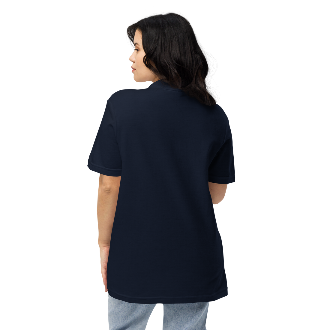 Unisex Embroidered Pique Polo Shirt