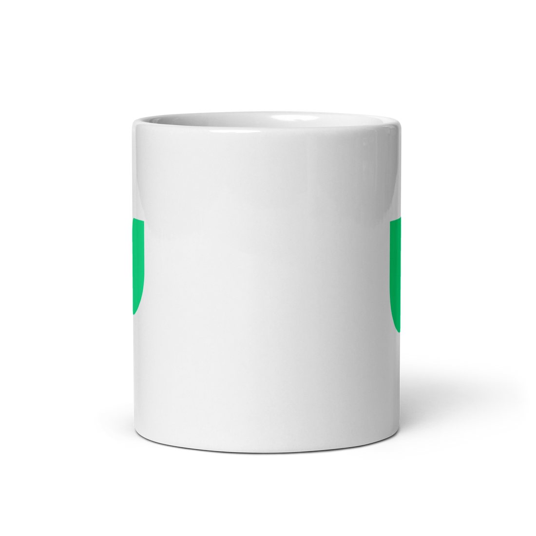 Signature White Glossy Mug