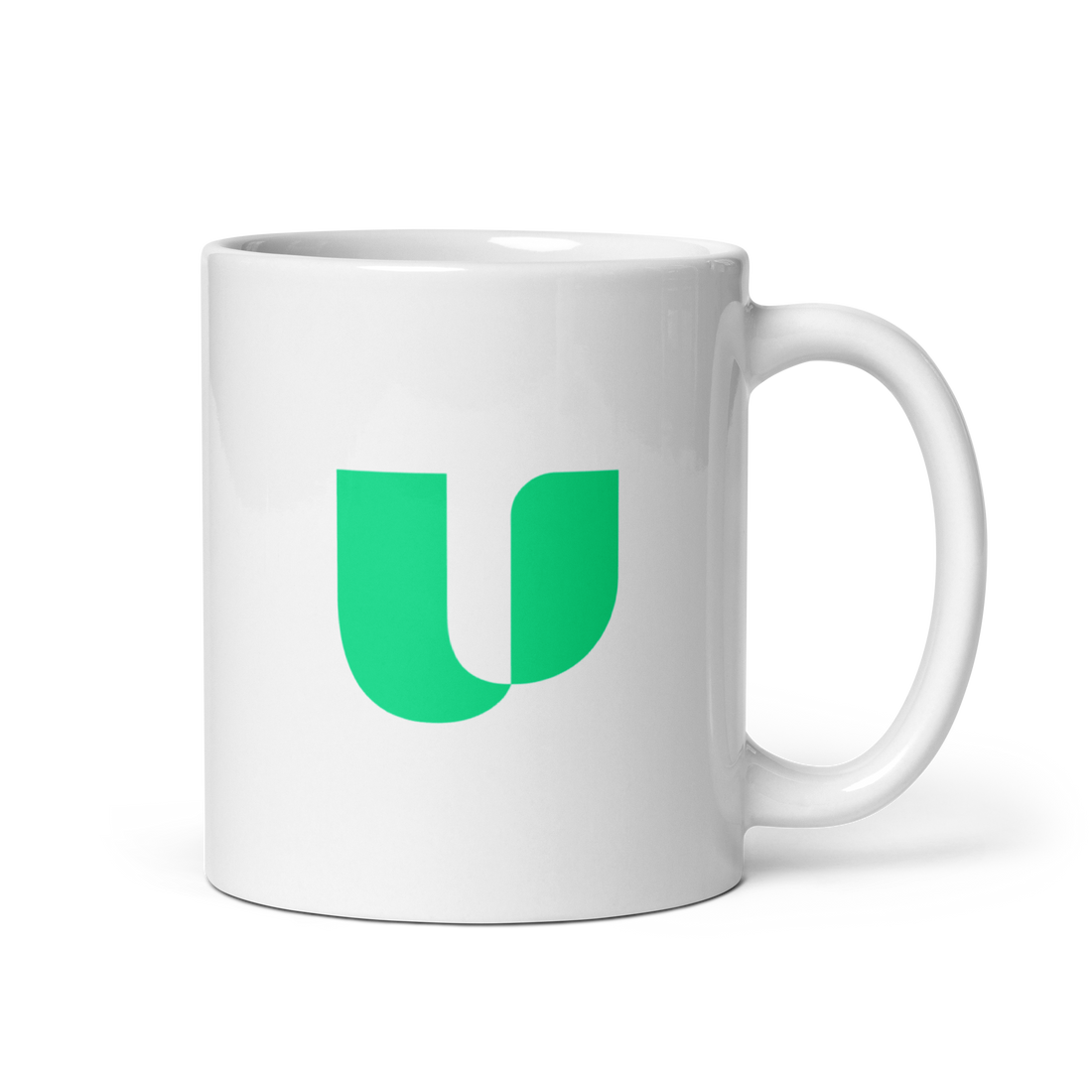 Signature White Glossy Mug