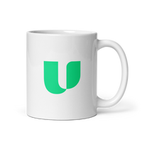 Signature White Glossy Mug