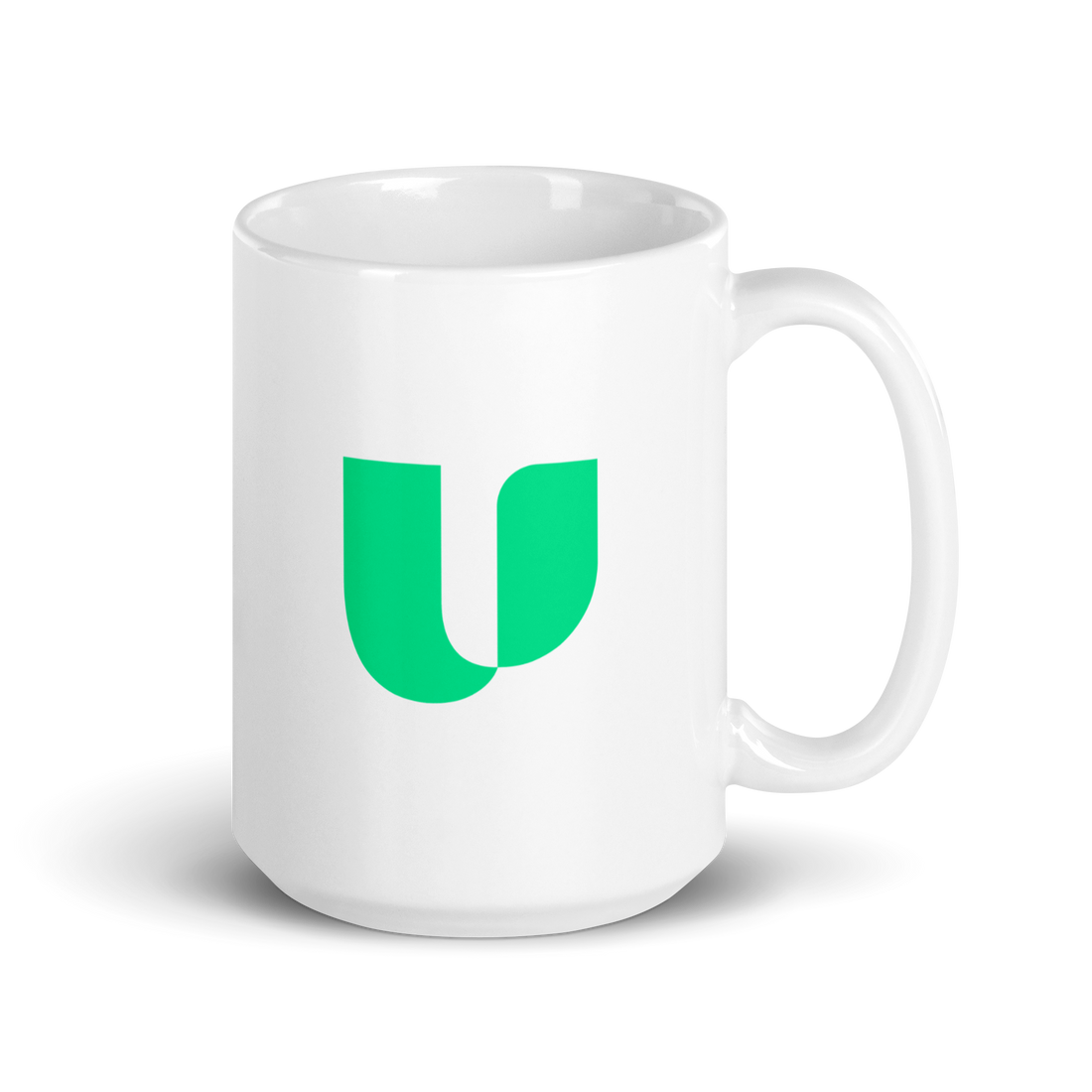 Signature White Glossy Mug