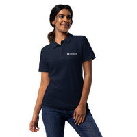 Women’s Embroidered Pique Polo Shirt