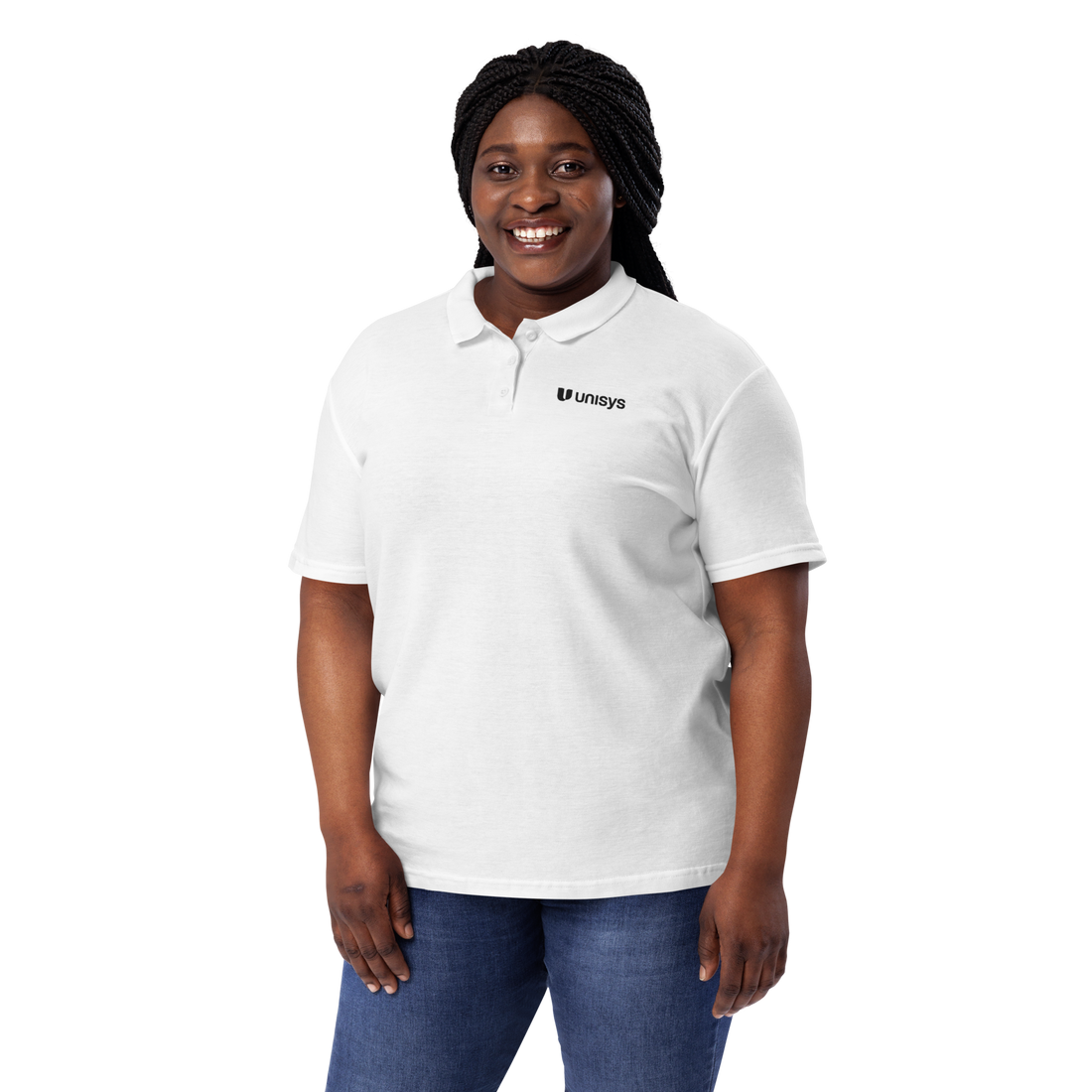 Women’s Embroidered Pique Polo Shirt