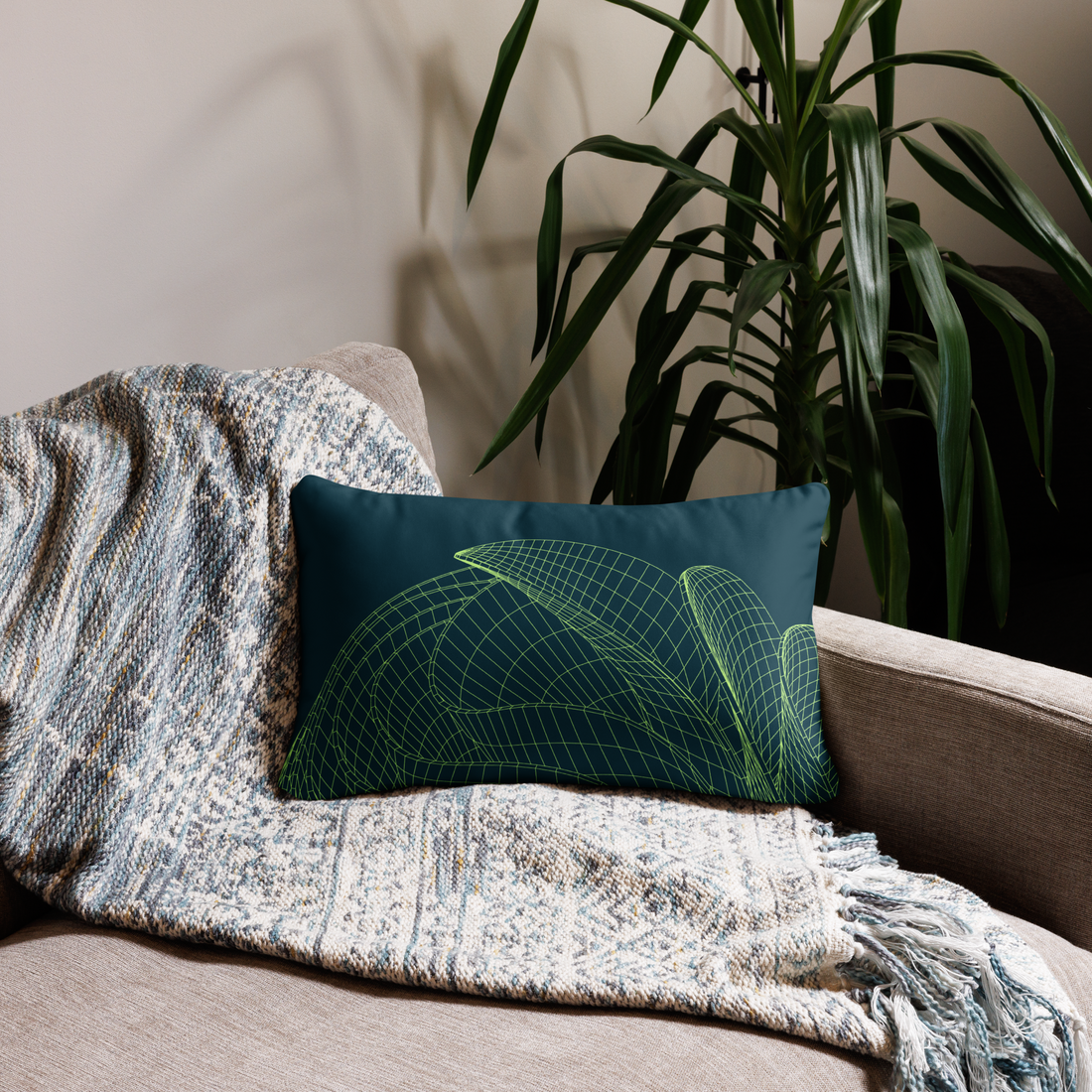 Collaborative Lines I Pillow