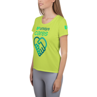 Unisys Cares Women's Athletic Melon T-shirt