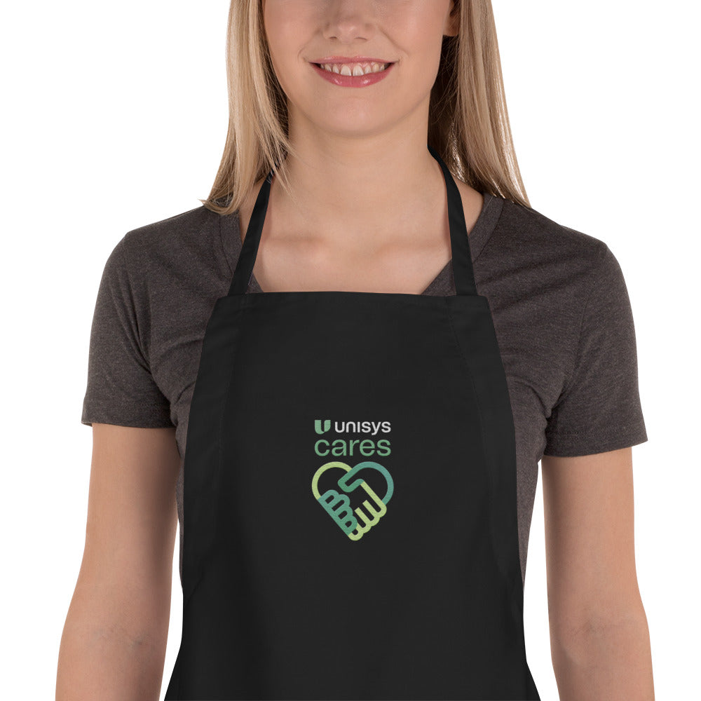 Unisys Cares Embroidered Apron