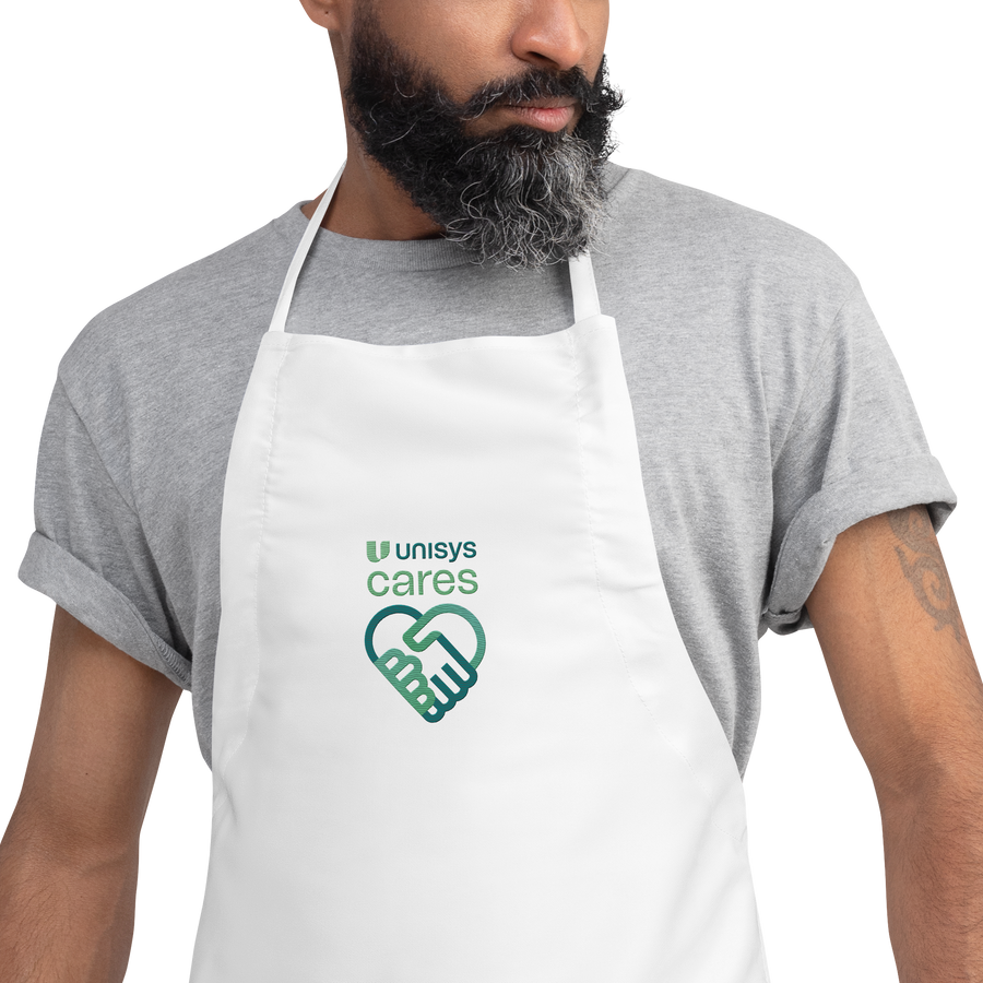 Unisys Cares Embroidered Apron