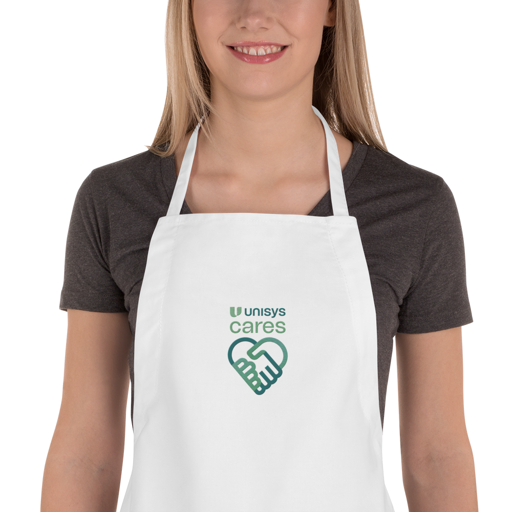 Unisys Cares Embroidered Apron