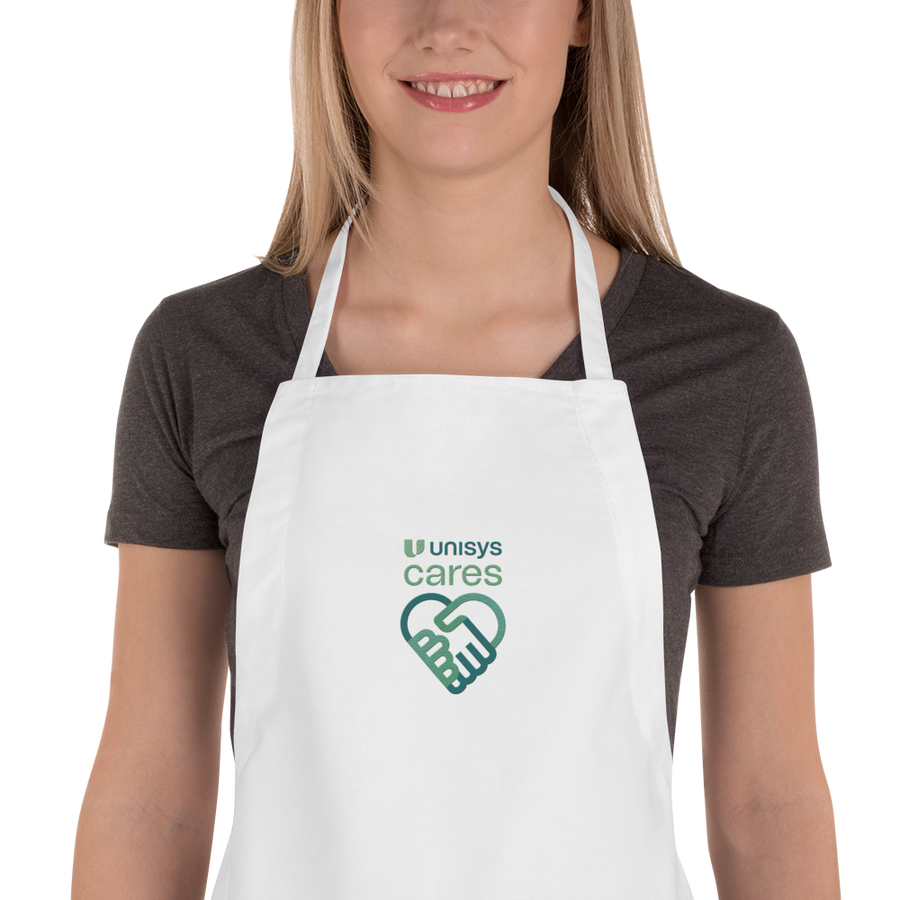 Unisys Cares Embroidered Apron