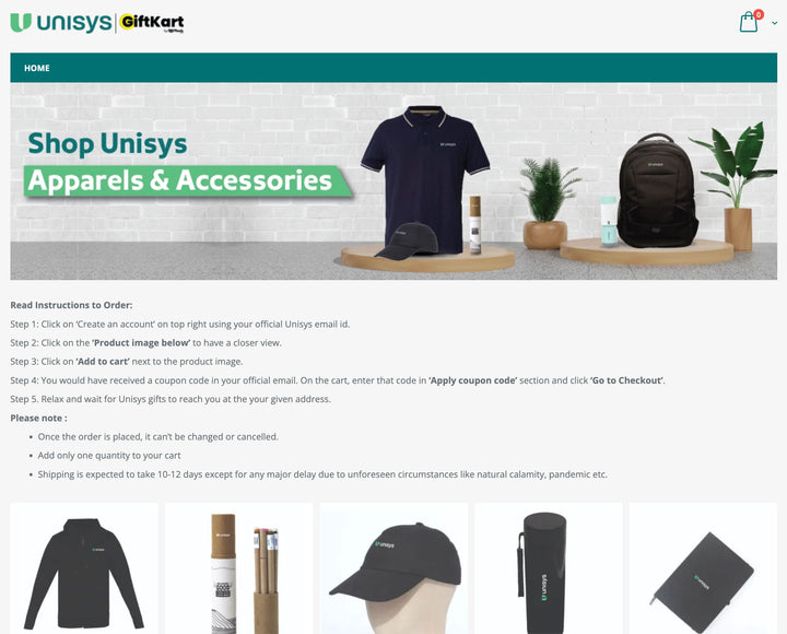 Shop Unisys swag in India at https://unisys.giftk.art