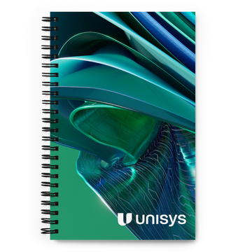 Continuous I Spiral notebook