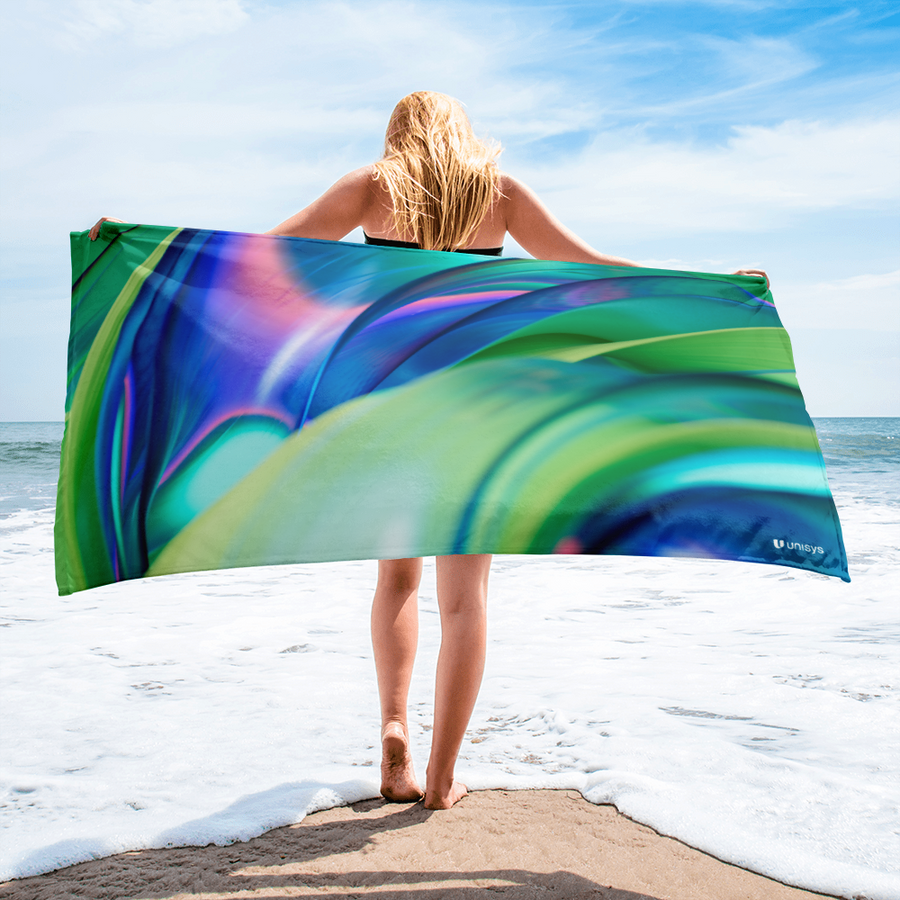 Curious Beach Towel