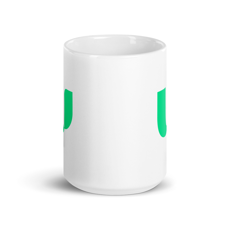 Signature White Glossy Mug