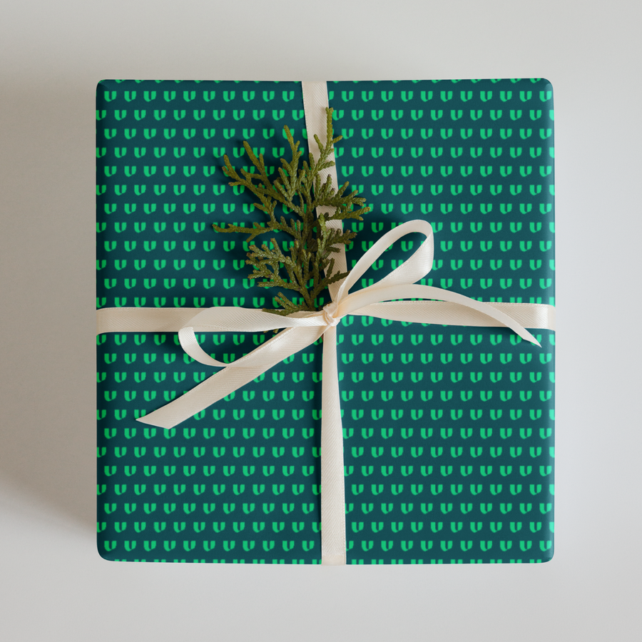 Signature Teal Wrapping Paper